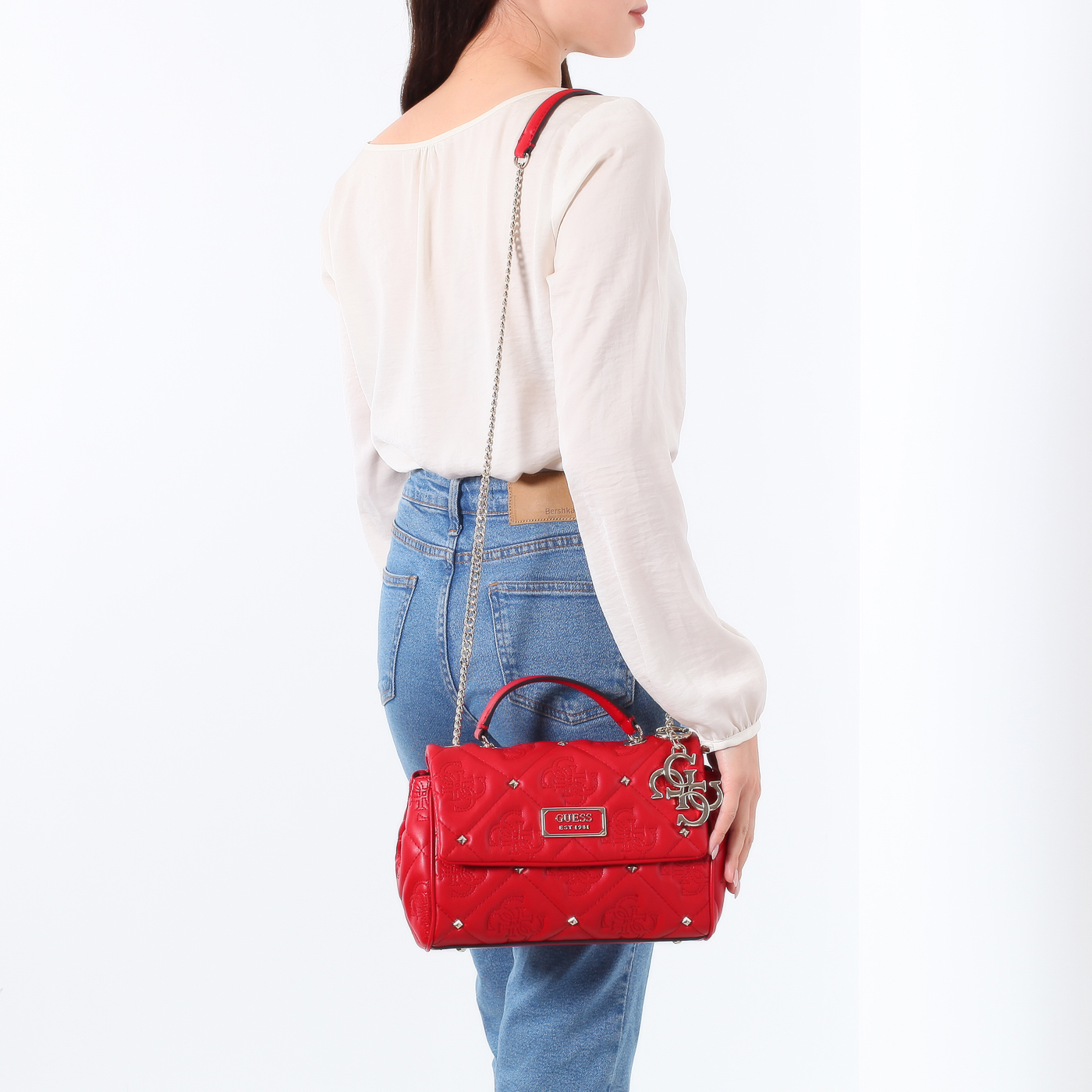 Стеганая сумочка Guess Shanina