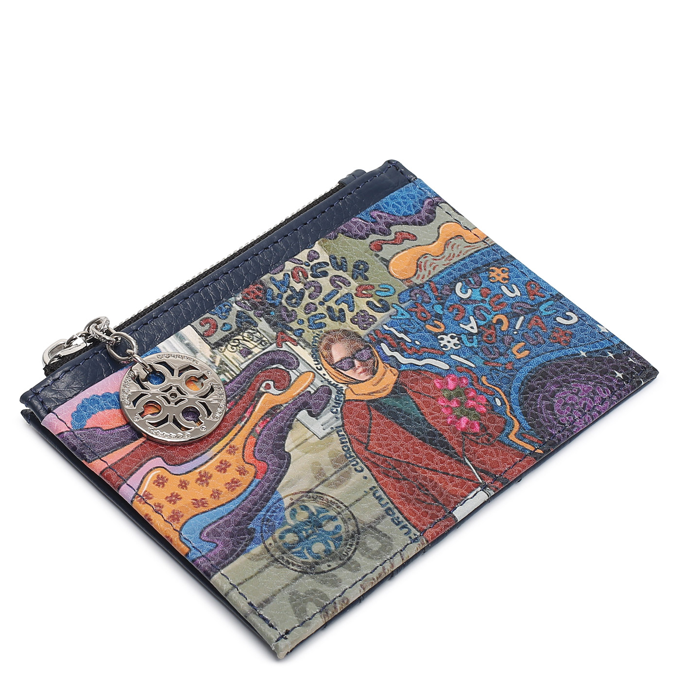 Визитница с принтом Curanni 