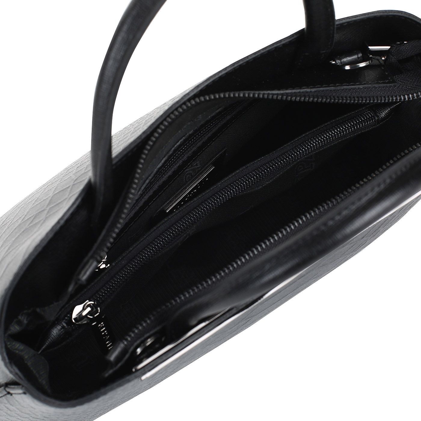 Сафьяновая сумка с отделкой под питона Ripani Kenzia