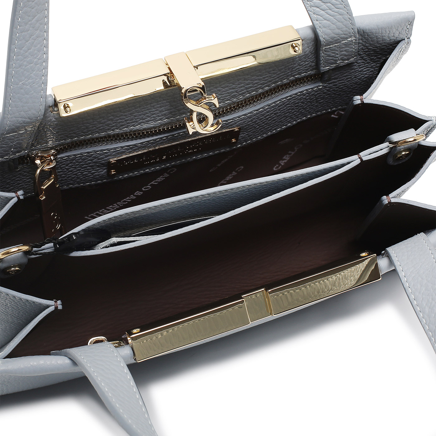 Кожаная сумка Carlo Salvatelli Josephine gemma