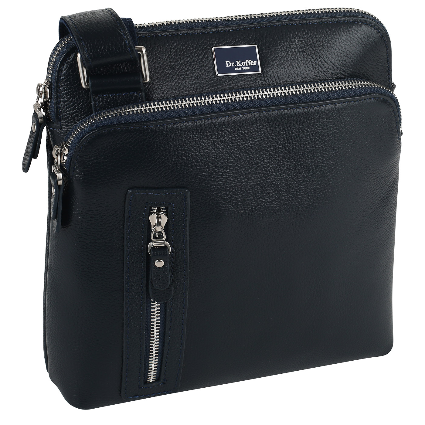 Кожаная сумка через плечо Dr. Koffer 