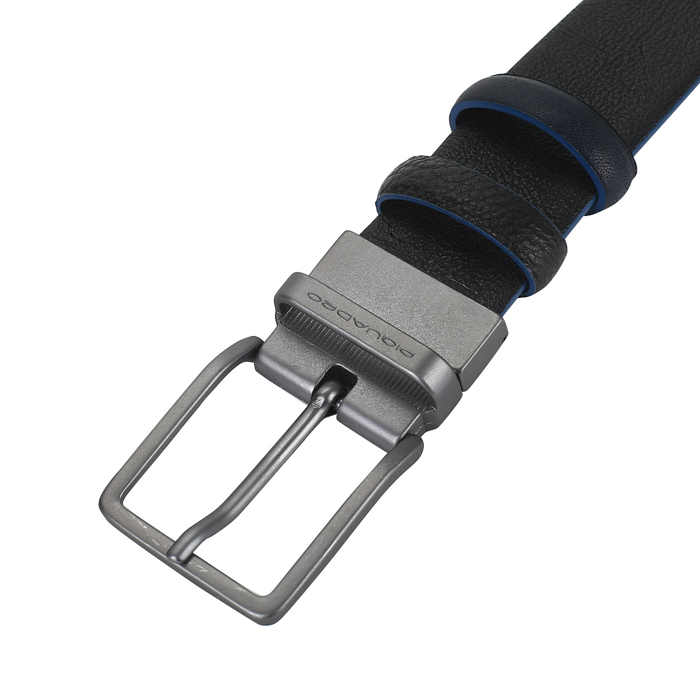 Черный кожаный ремень Piquadro B2S