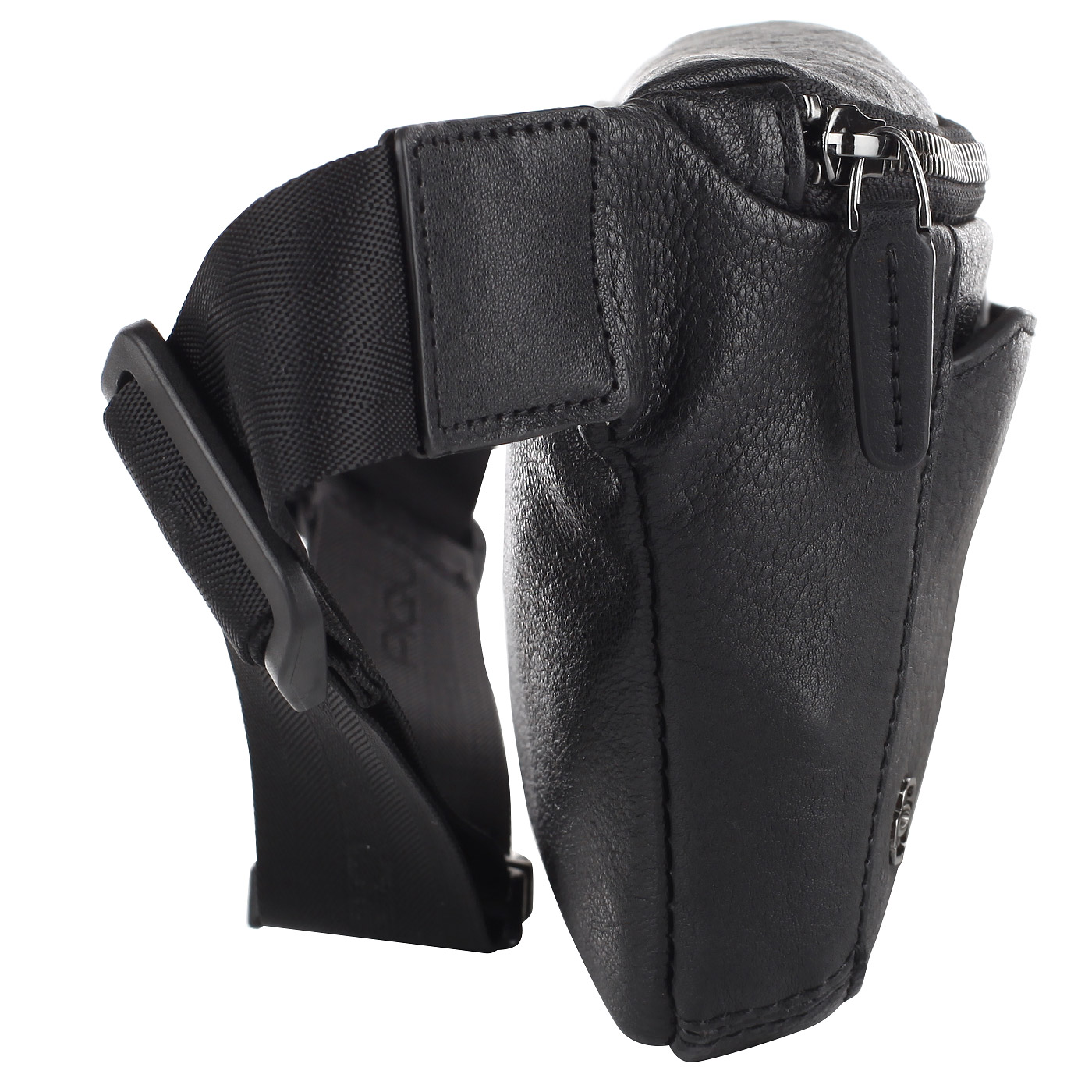 Кожаная поясная сумка Piquadro Black square