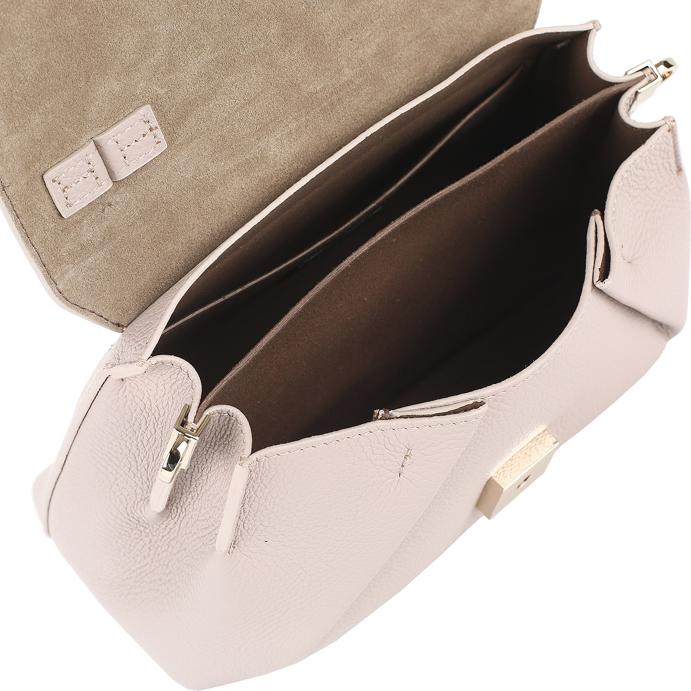 Сумка из зернистой кожи Furla Sleek