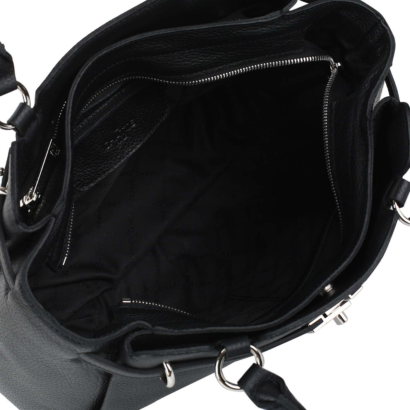 Вместительная сумка из кожи Chatte 