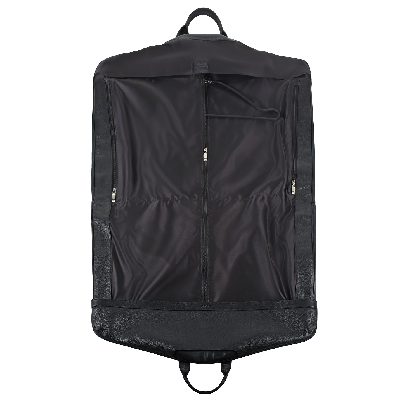 Кожаный черный портплед Stevens 