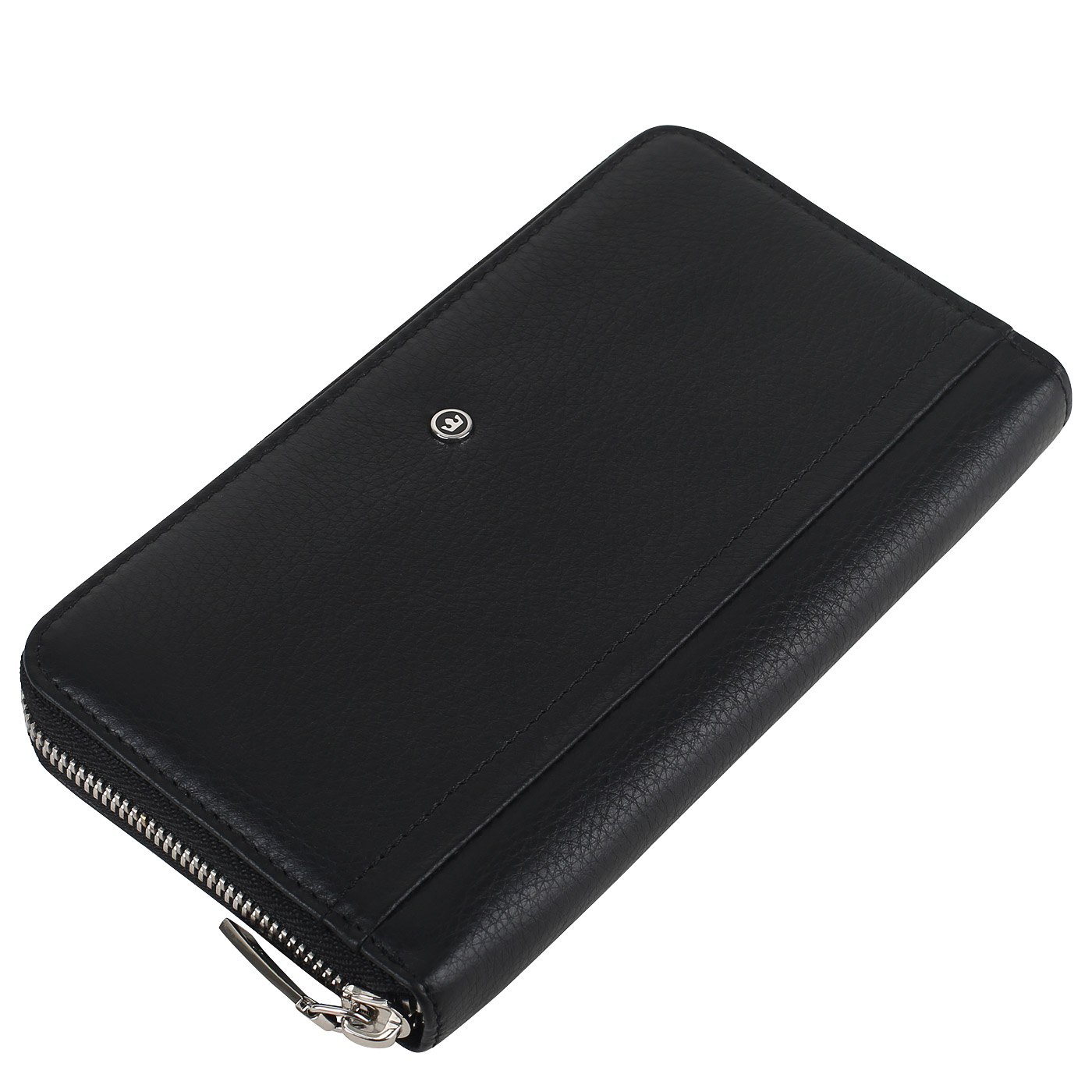 Кожаное портмоне на молнии Stevens 