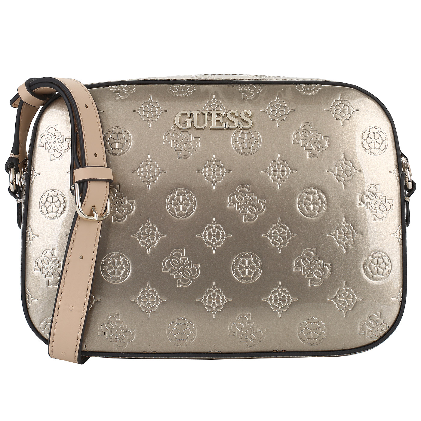 Guess Тисненая сумочка на молнии