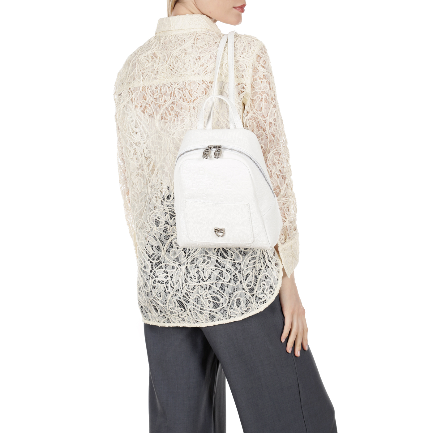 Кожаный рюкзак Sara Burglar Delizia Person