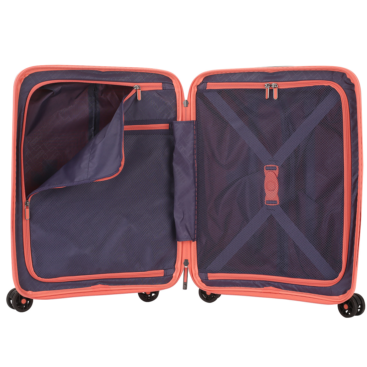 Чемодан для ручной клади из полипропилена с кодовым замком Stevens Breeze