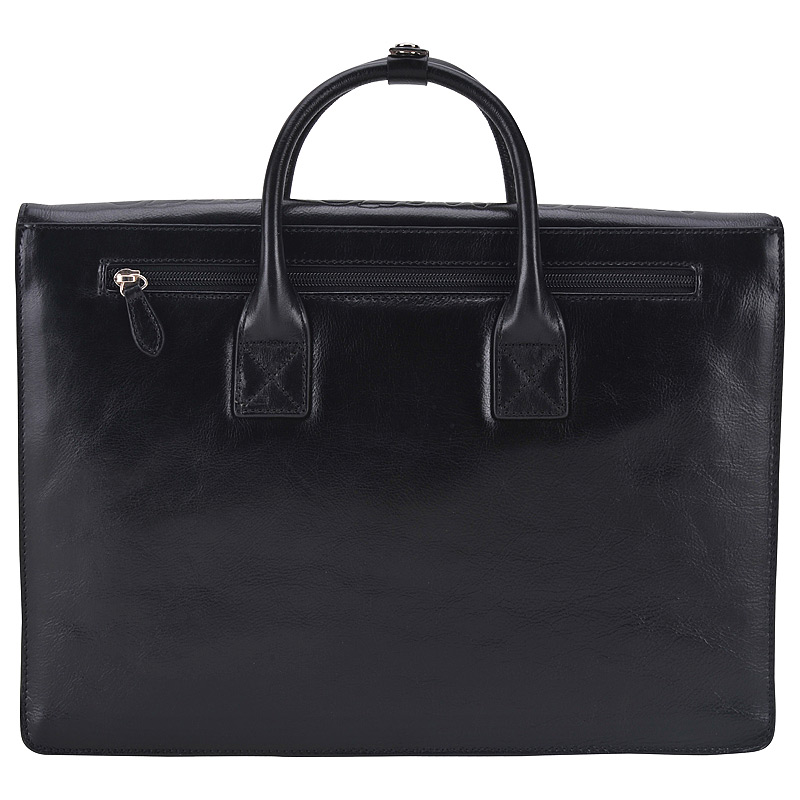 Кожаная деловая сумка Dr. Koffer 