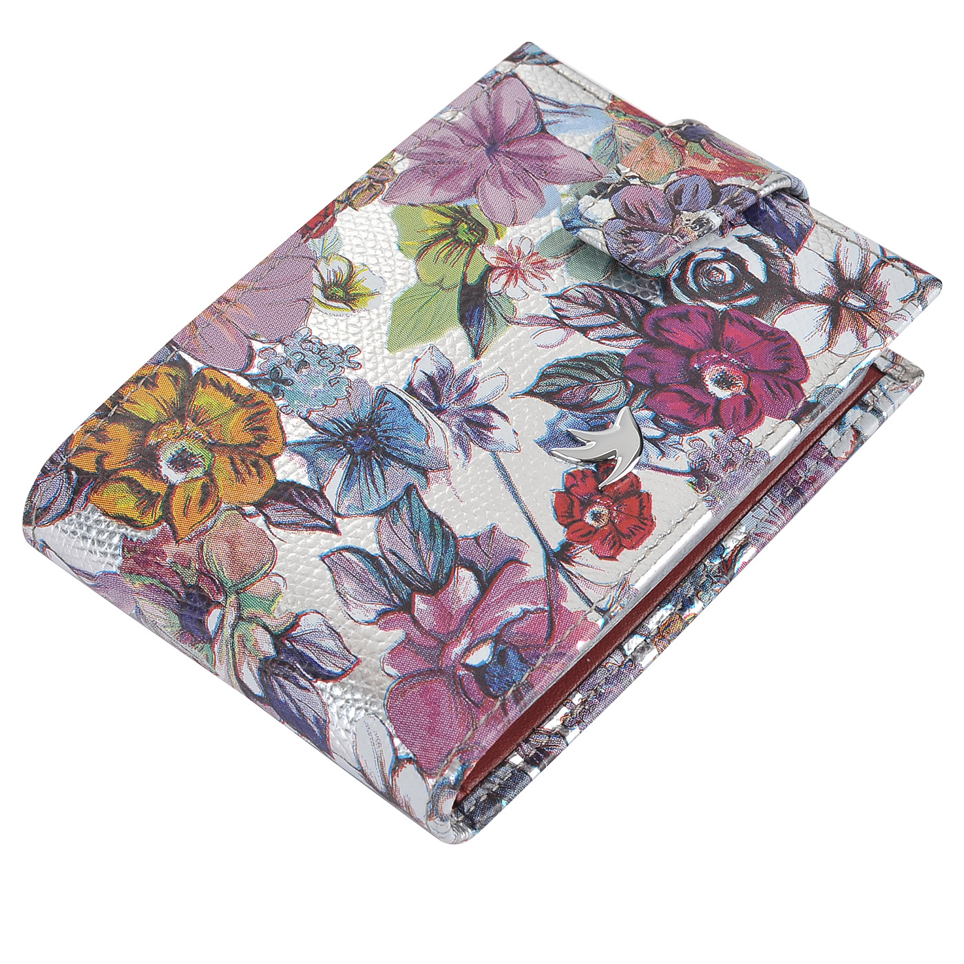 Кожаная визитница Aurelli Luna fiore