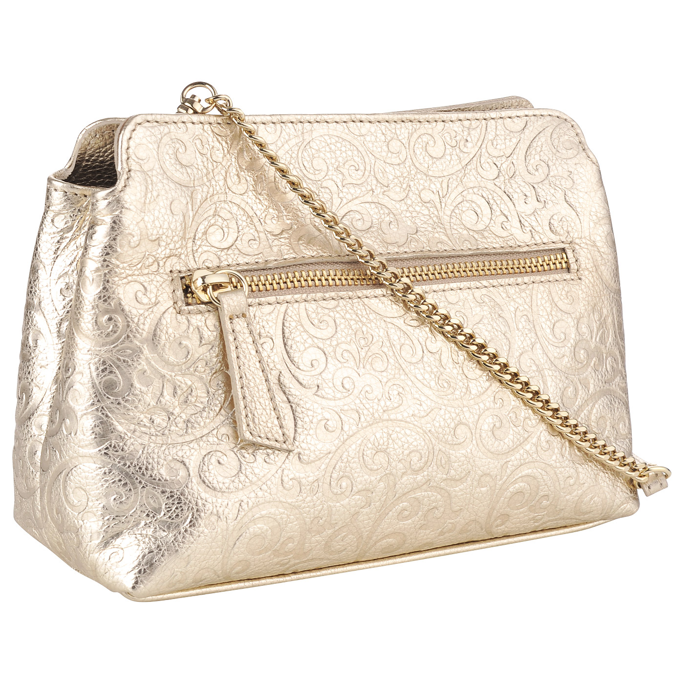 Женская кожаная сумка через плечо Marina Creazioni 