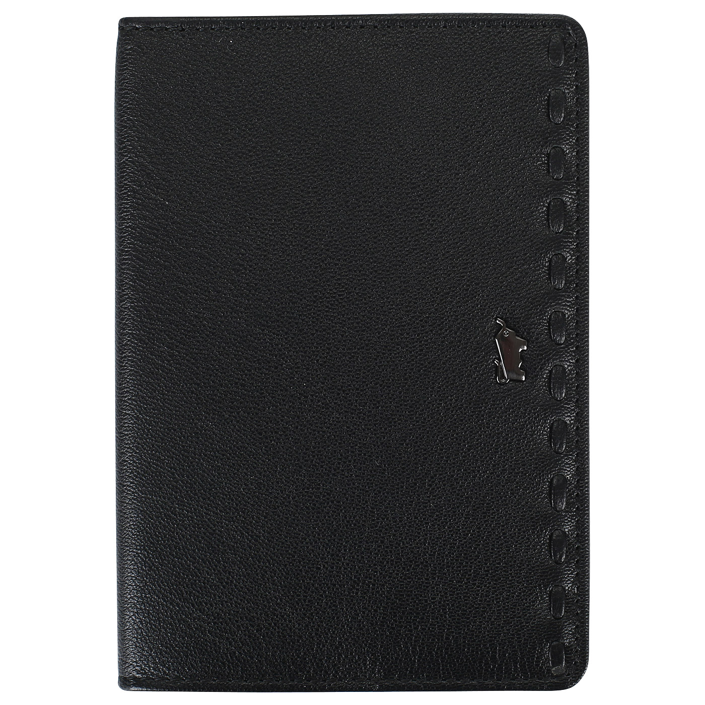Braun Buffel Обложка для паспорта из черной кожи