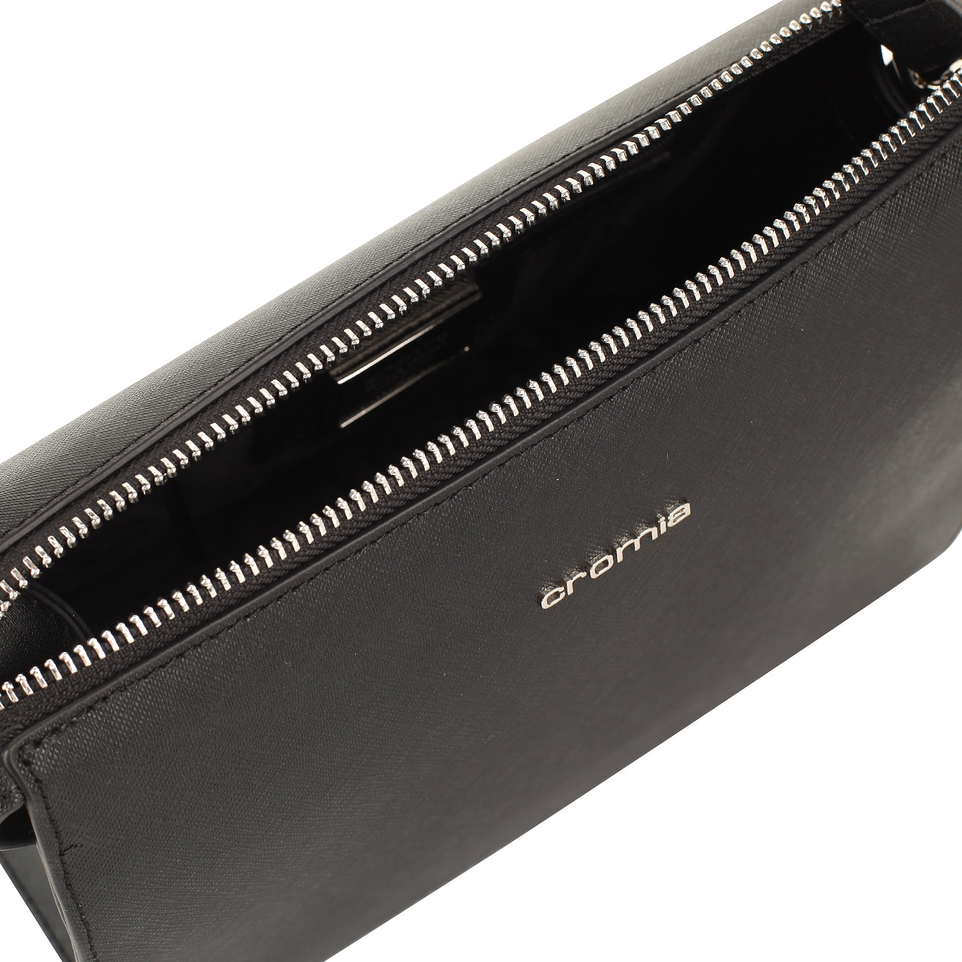Черная сумочка на молнии Cromia Perla