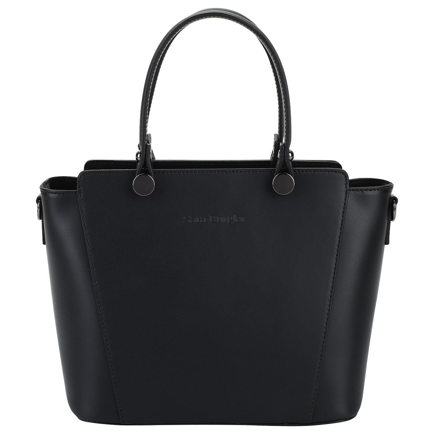 Sara Burglar Сумка из черной кожи