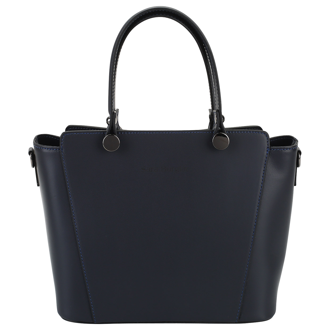 Sara Burglar Синяя кожаная сумка