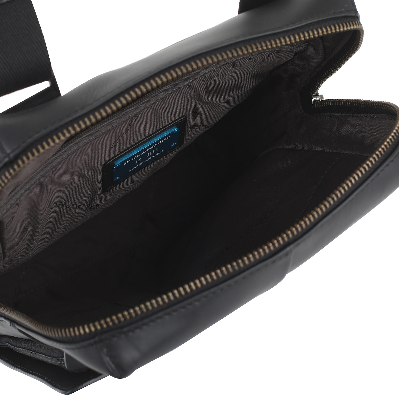 Кожаная сумка с плечевым ремнем Piquadro Vanguard