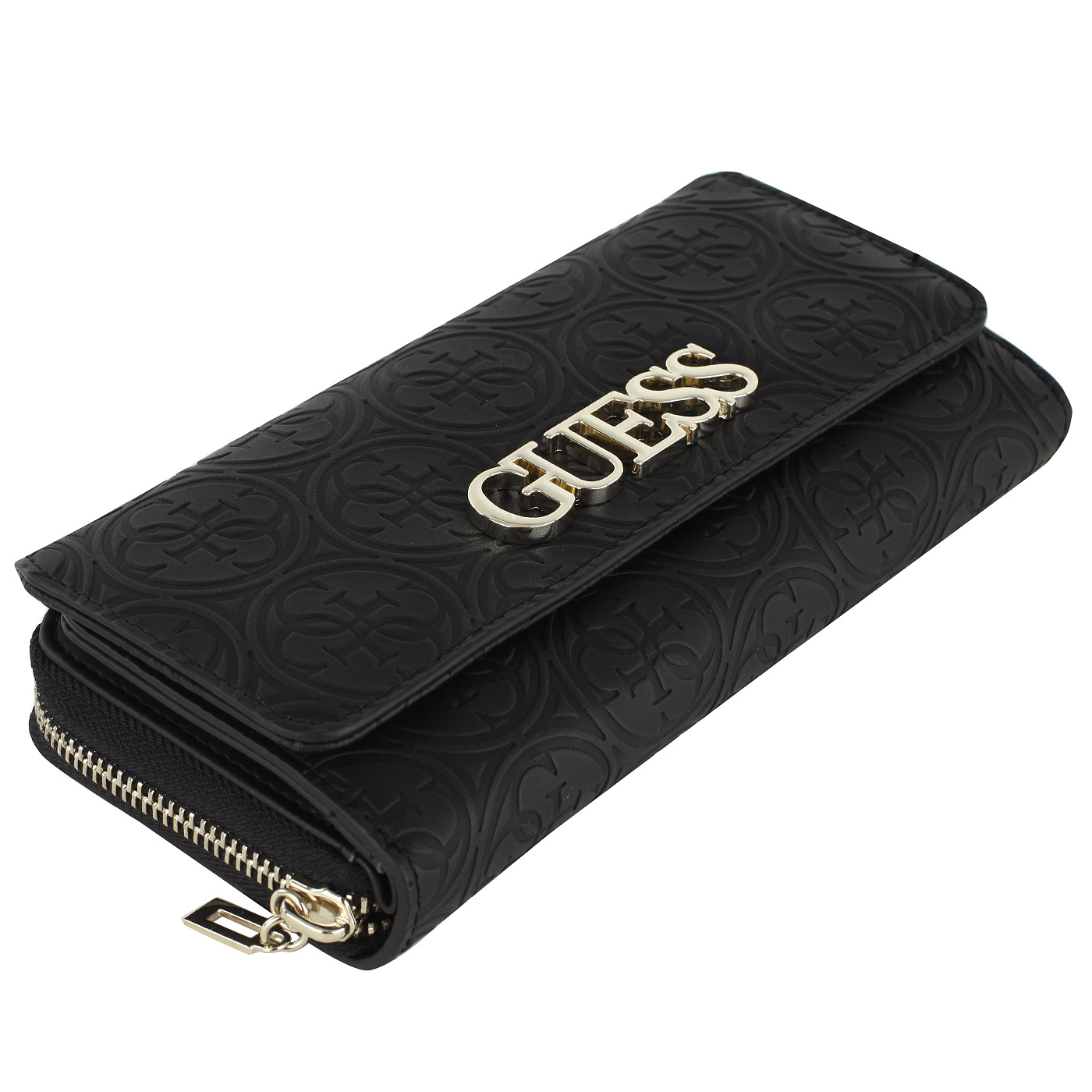 Черный кошелек Guess Heritage Pop