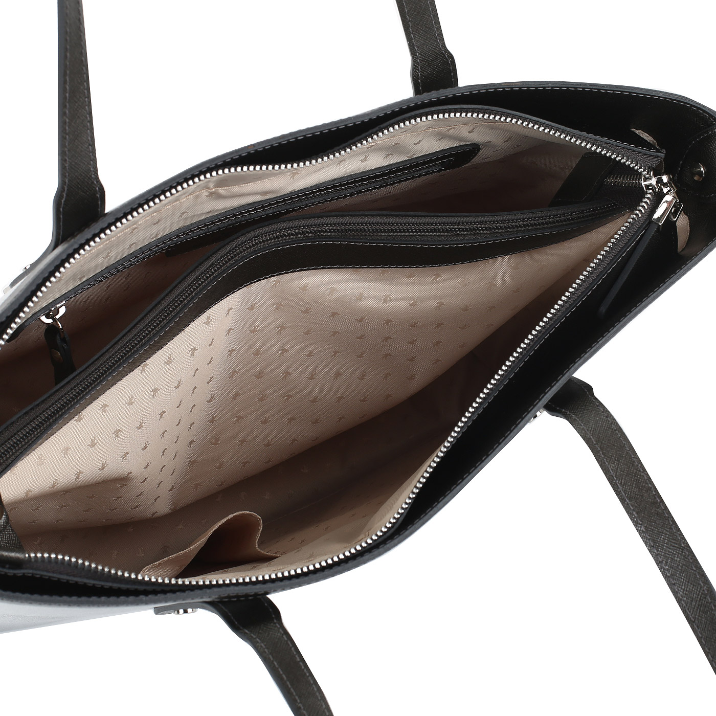 Сафьяновая сумка-тоут с длинными ручками Aurelli Saffiano