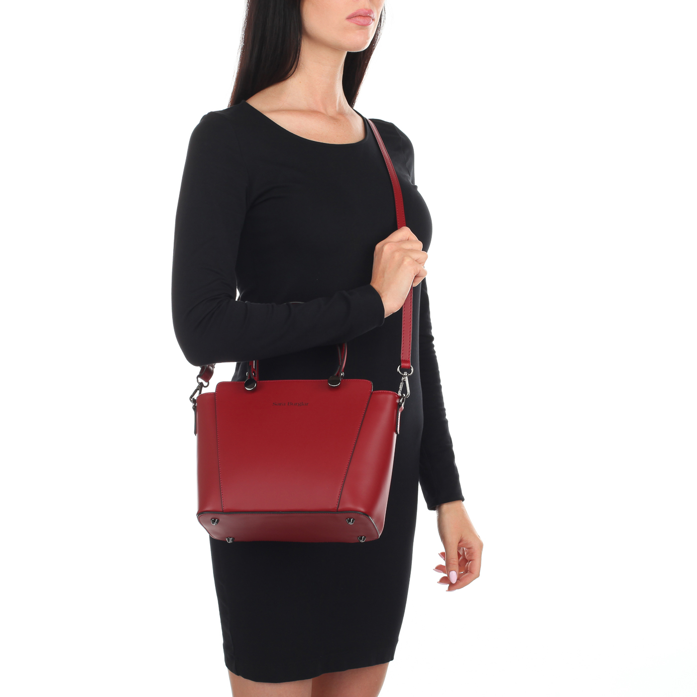 Красная сумка Sara Burglar Diva