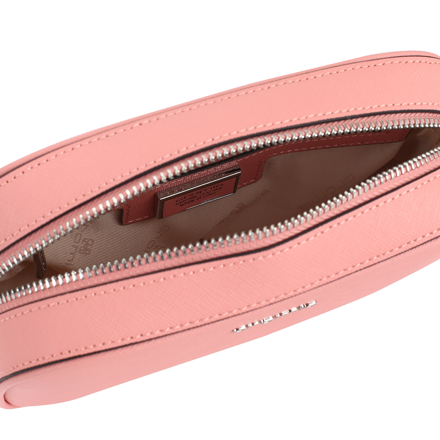 Сумочка на молнии из сафьяна Cromia Perla