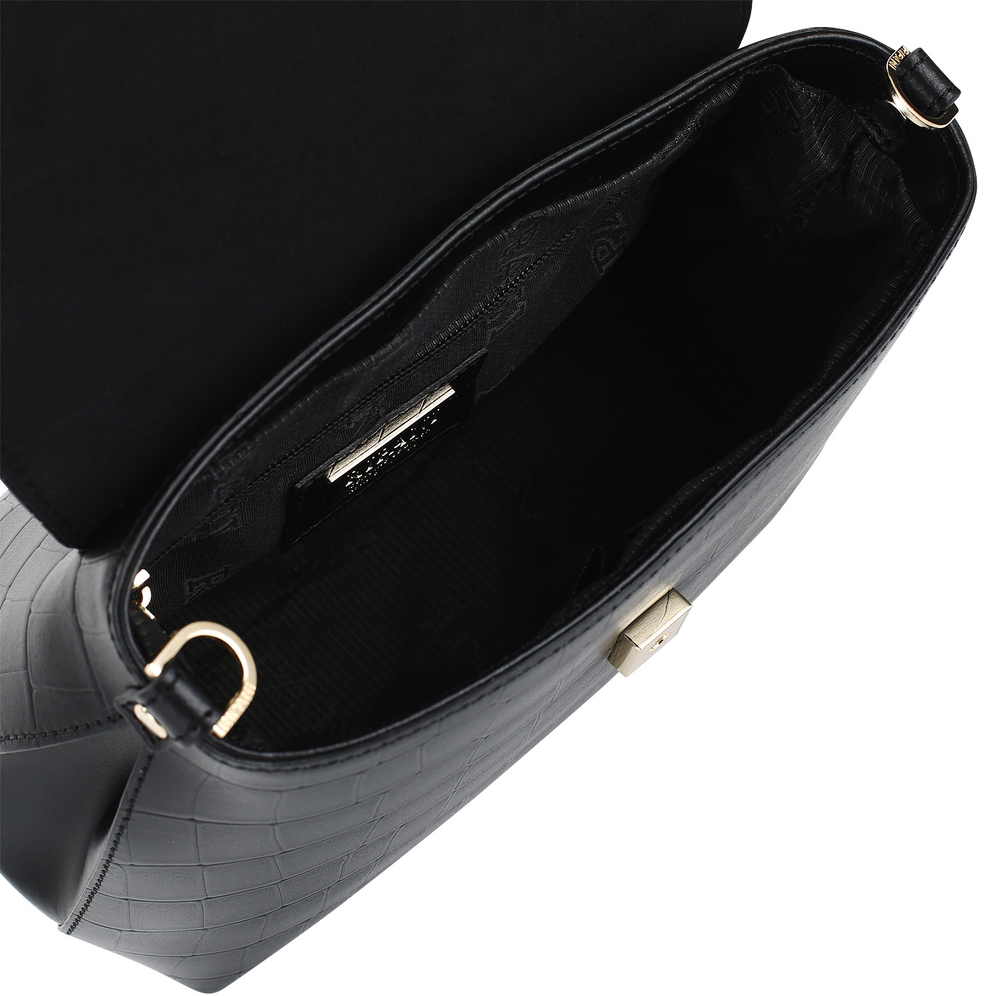 Сумка с отделкой под крокодила Ripani Capinera