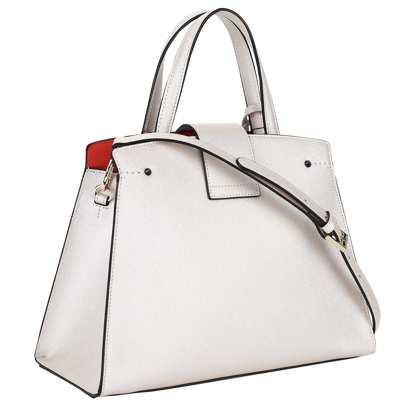 Женская сумка из разноцветного сафьяна Cromia Sunrise