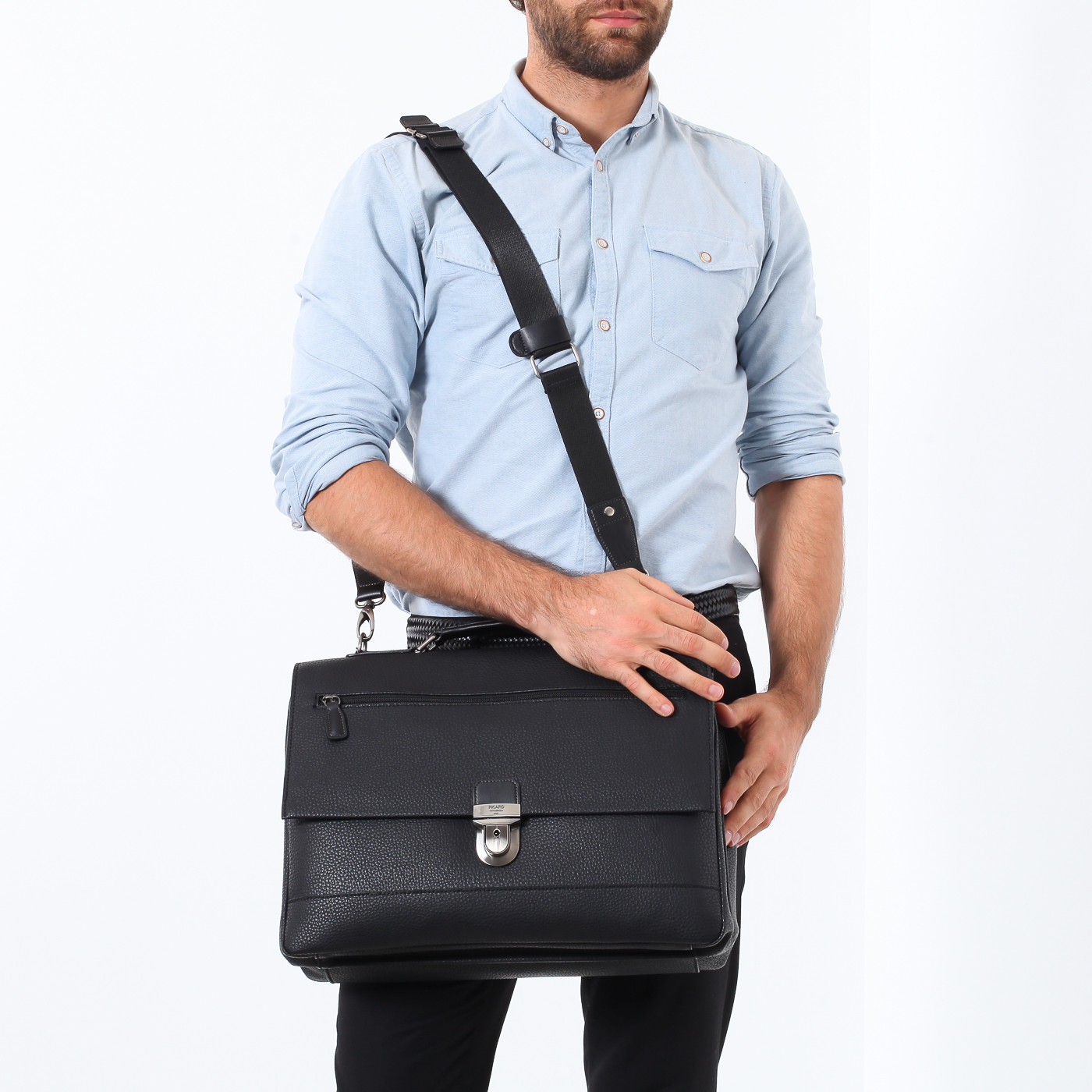 Портфель с плечевым ремнем Picard Luke