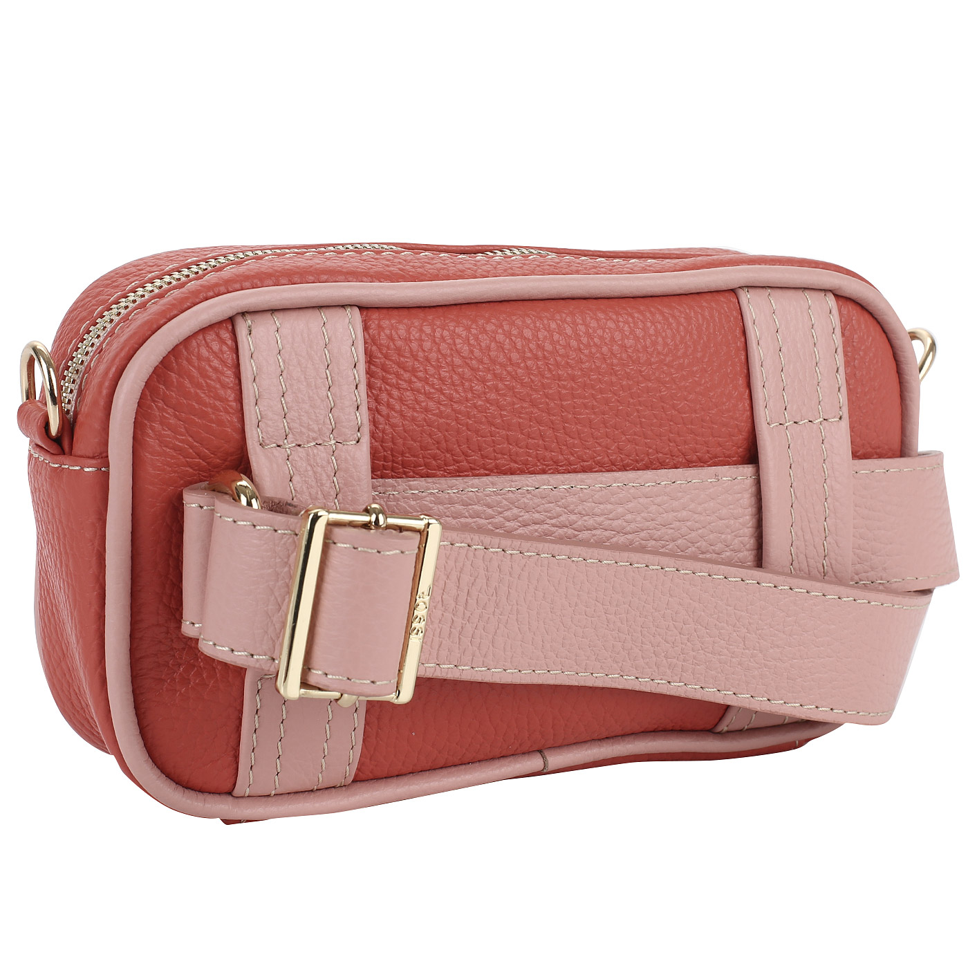 Зернистая поясная сумка Bruno Rossi 