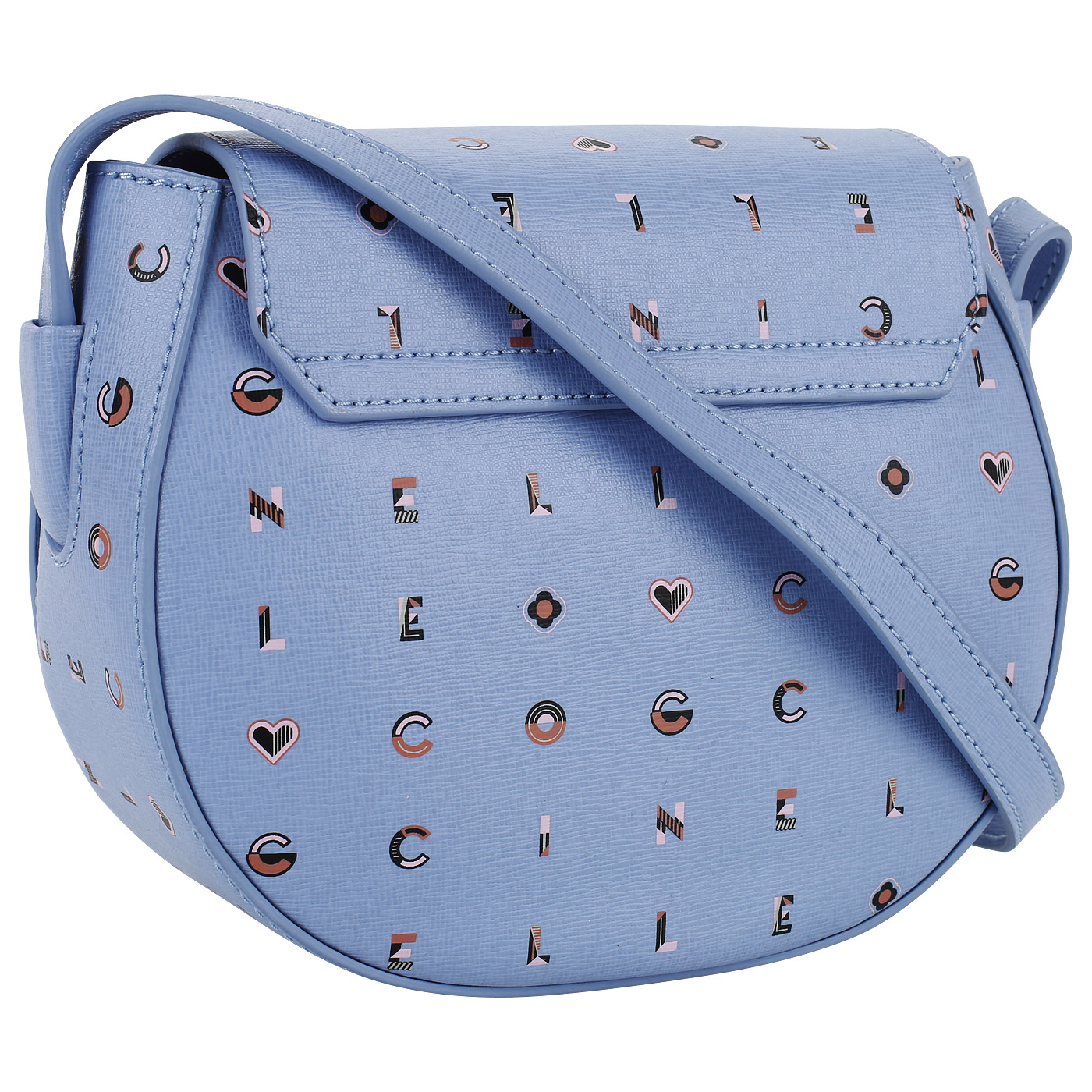 Сумочка через плечо с принтом Coccinelle Clementine logotype print