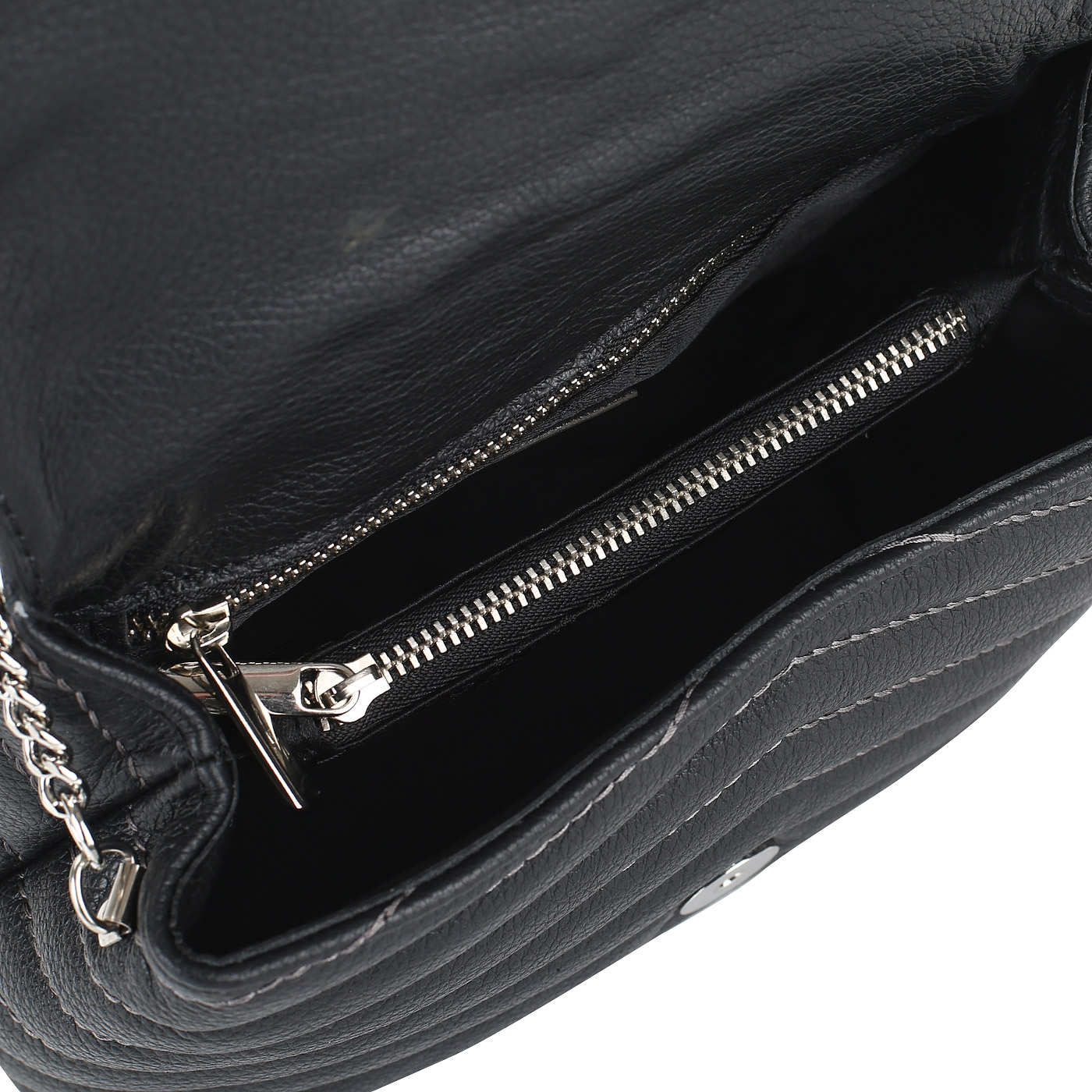 Стеганая кожаная сумочка через плечо Marina Creazioni 