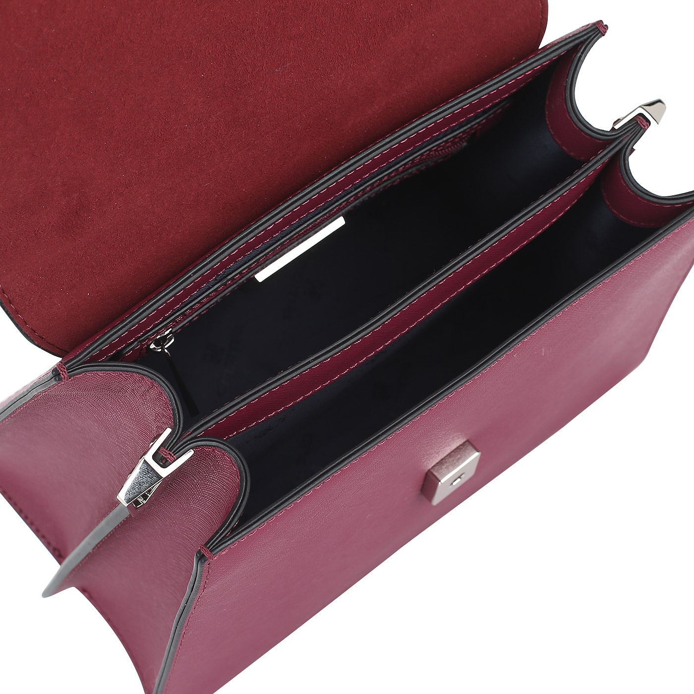 Сафьяновая сумочка с откидным клапаном Cromia Perla