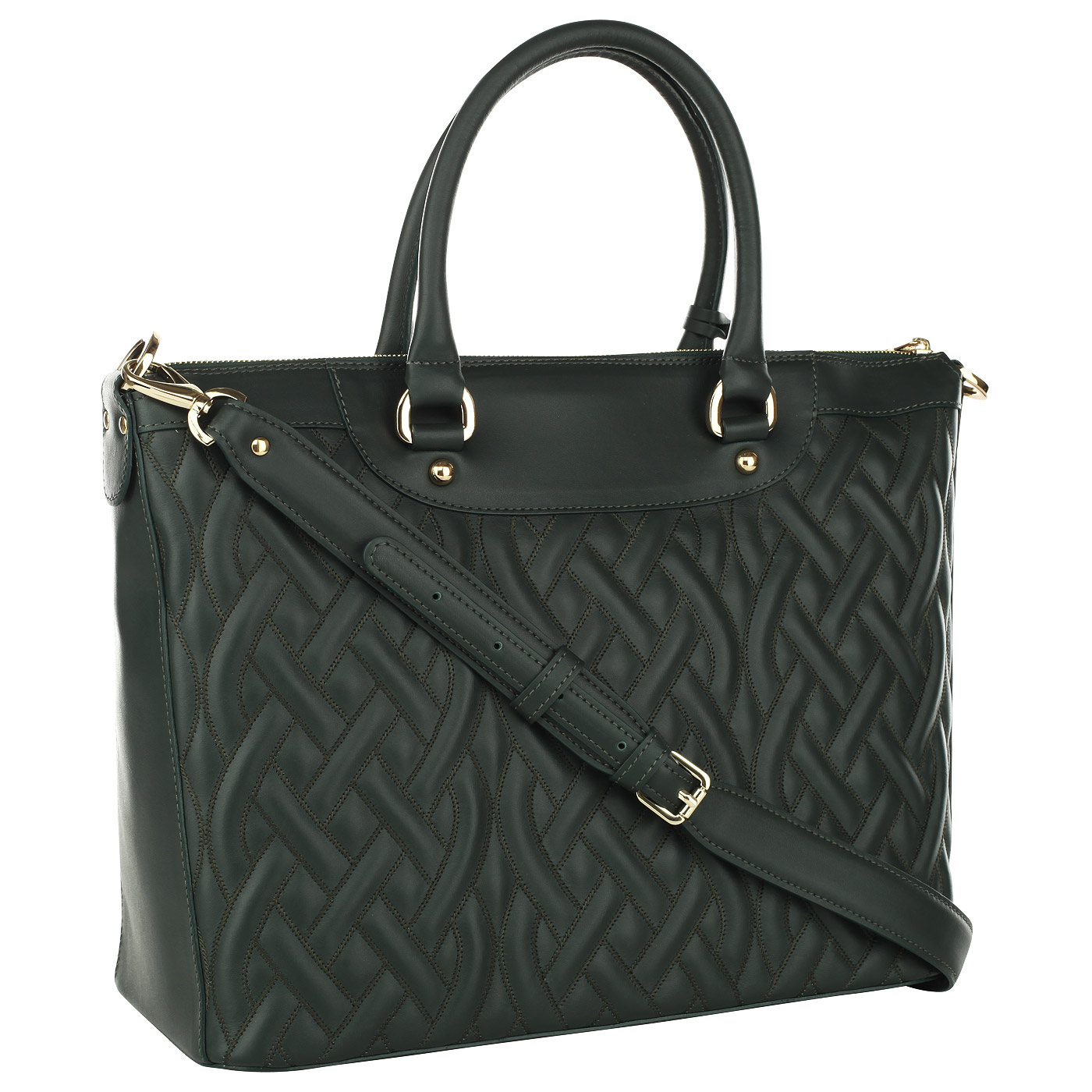 Стеганая сумка с брелоком Valentino Orlandi Malika