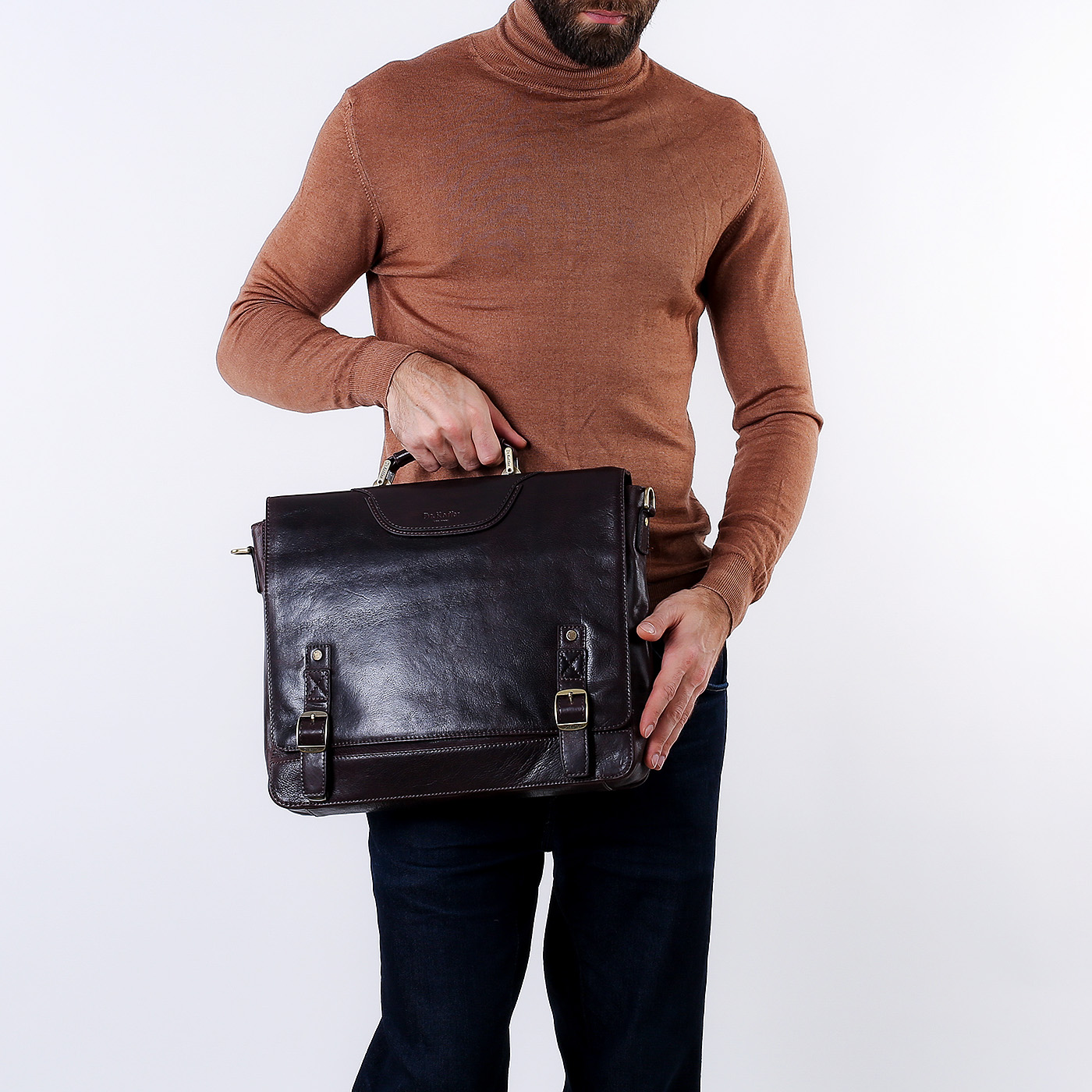 Портфель из натуральной кожи Dr. Koffer 