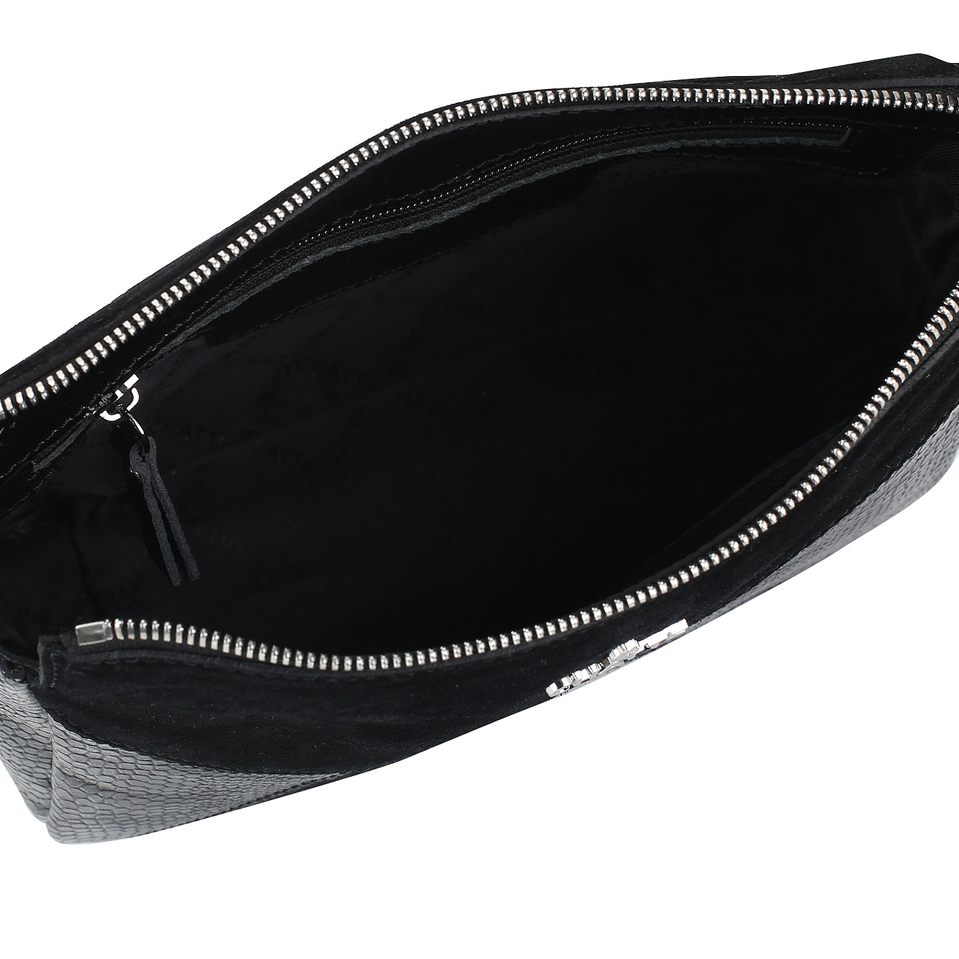 Черная сумочка через плечо Chatte 