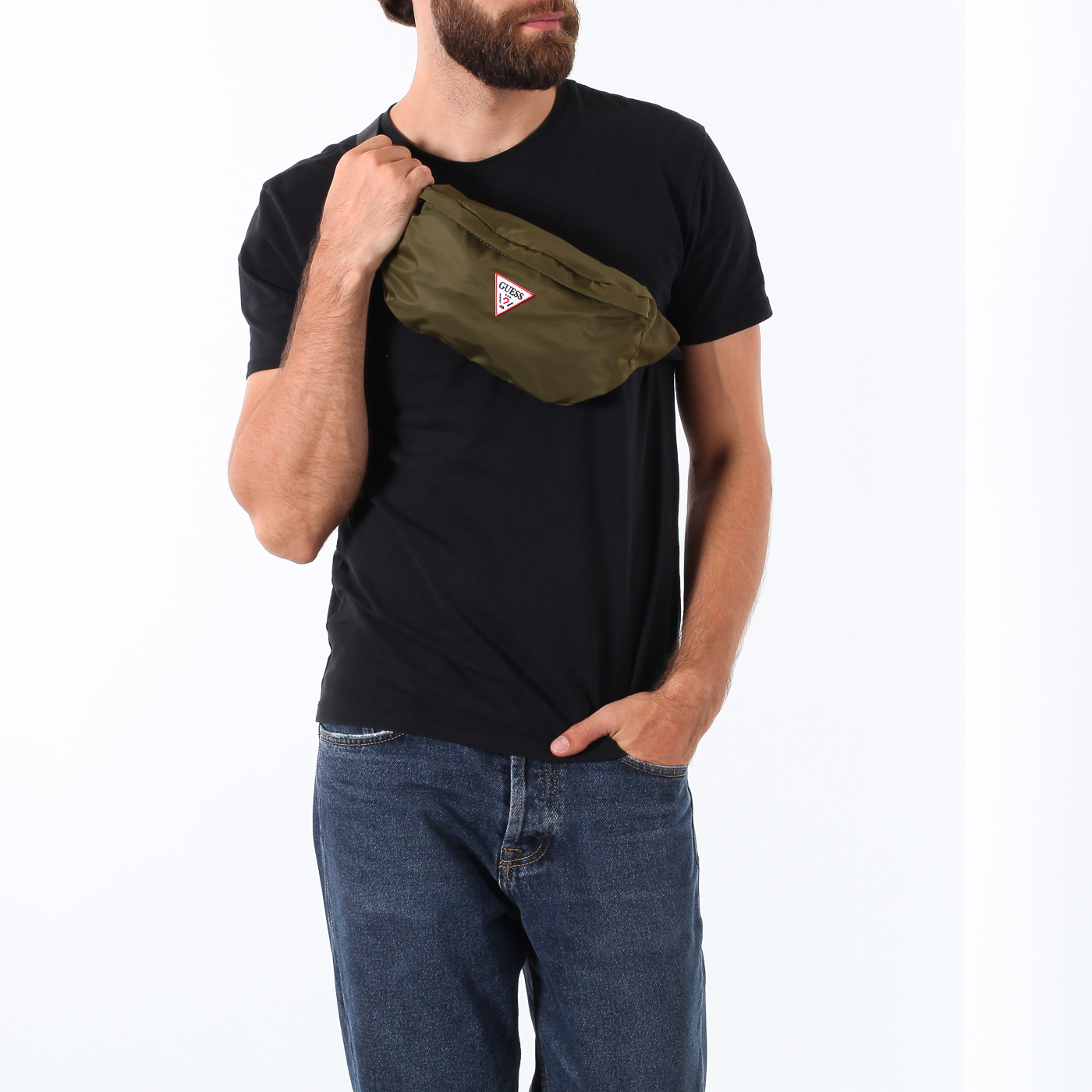 Поясная сумка на молнии Guess Smart