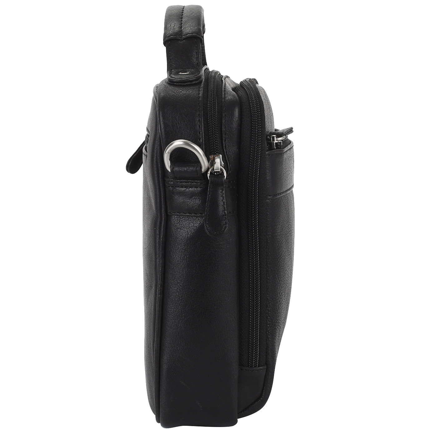 Черная сумка из кожи Dr. Koffer 