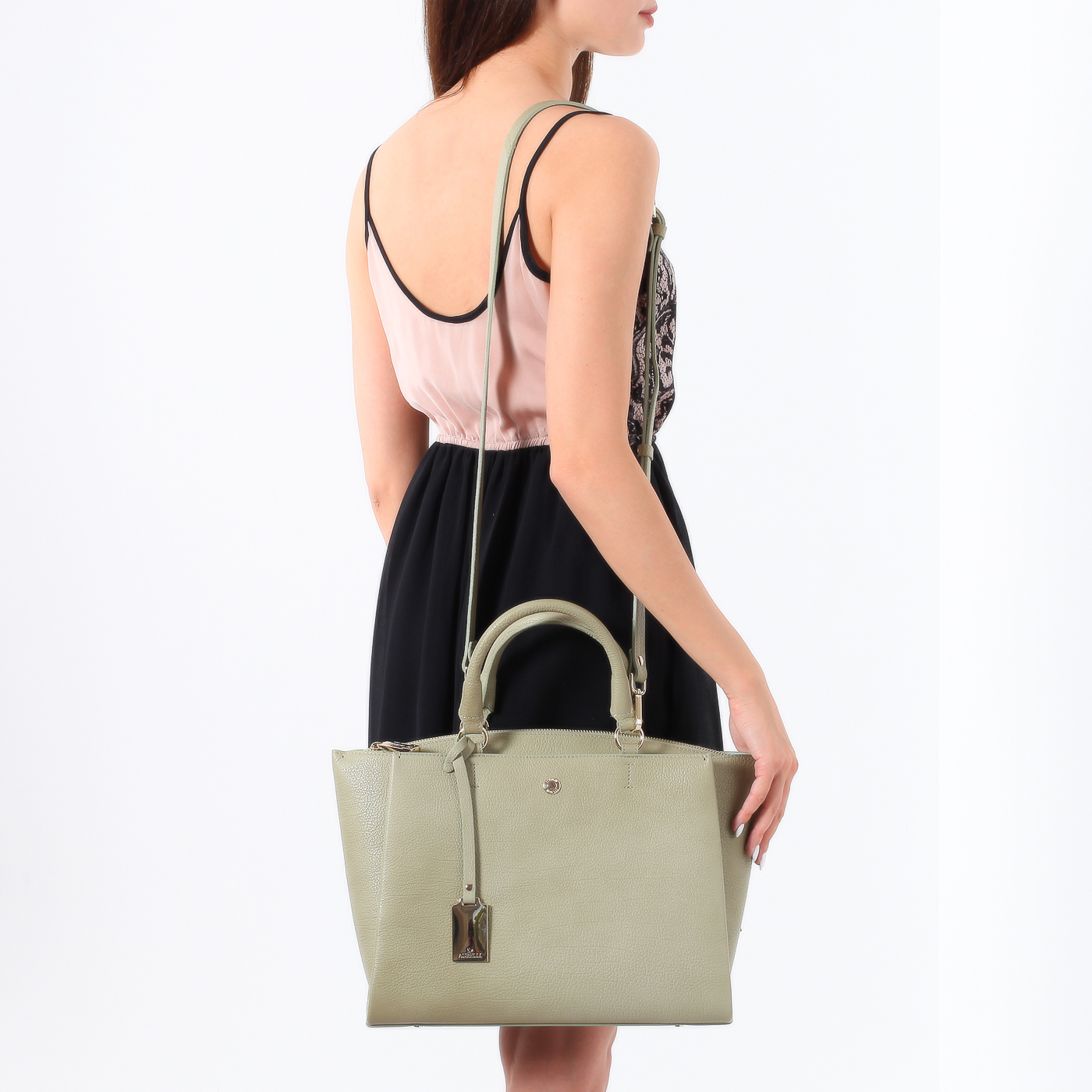 Сумка из зернистой кожи Aurelli 