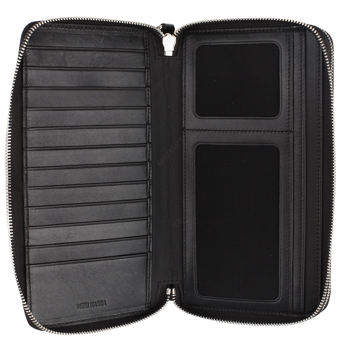 Кожаная барсетка с двумя отделами Neri Karra 