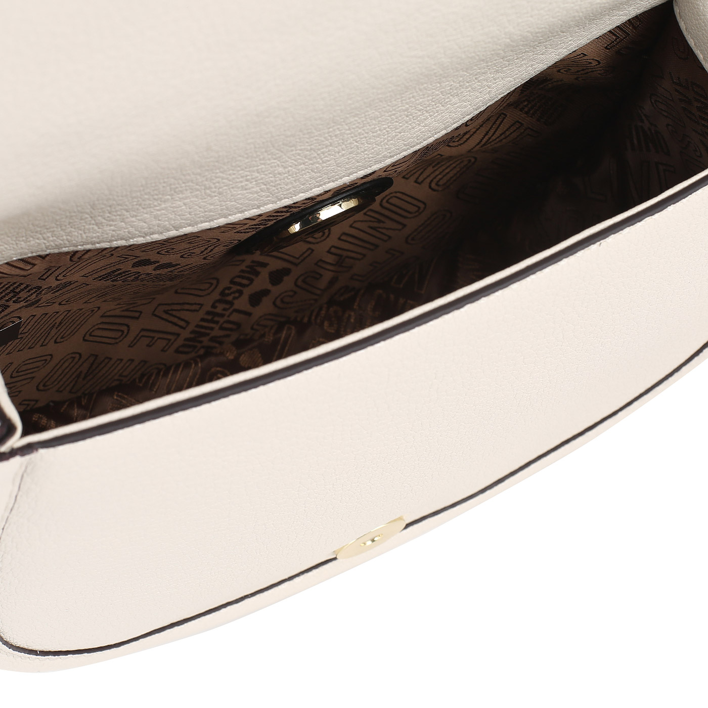 Сумочка-седло с откидным клапаном Love Moschino Lettering LM