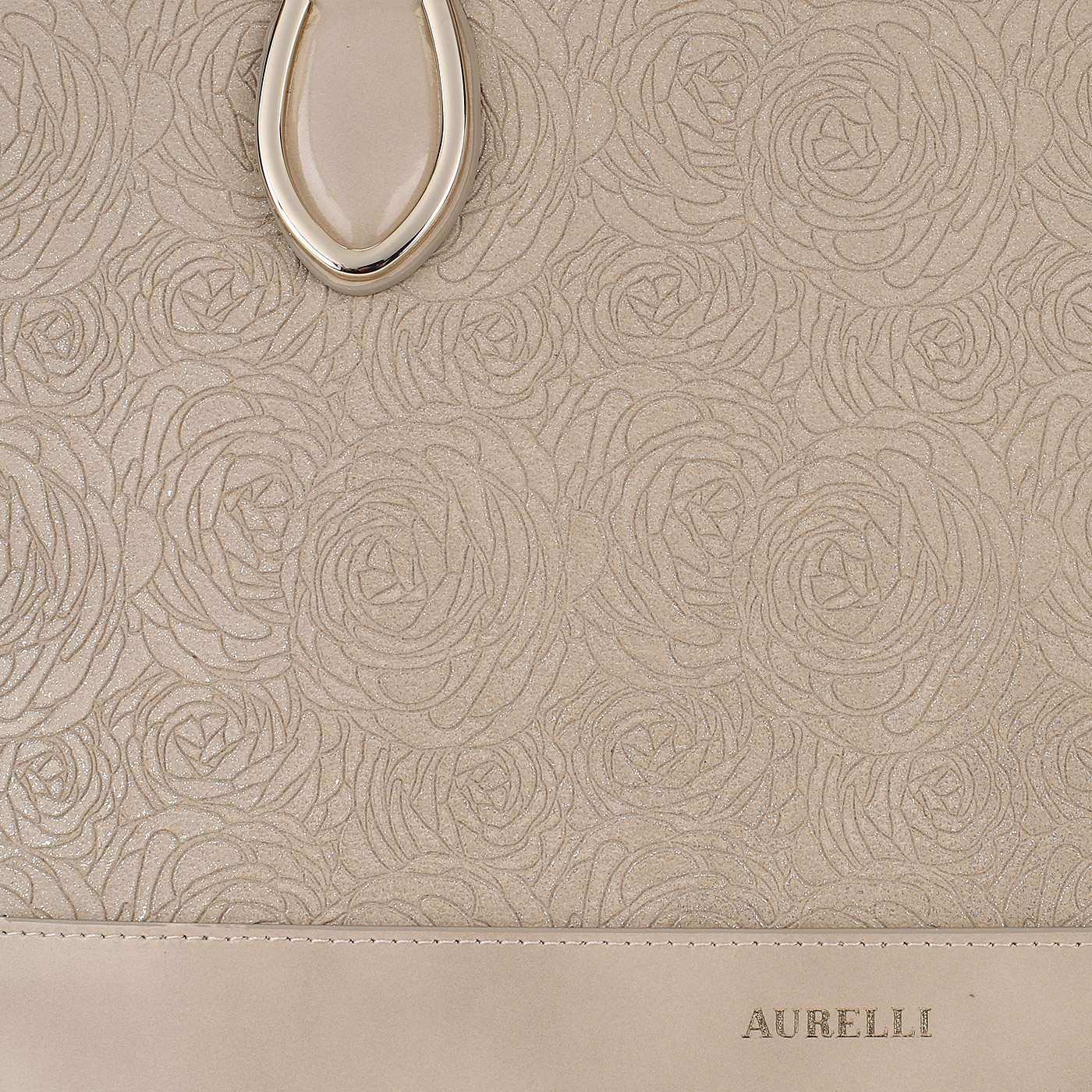 Тисненая сумка с длинными ручками Aurelli 