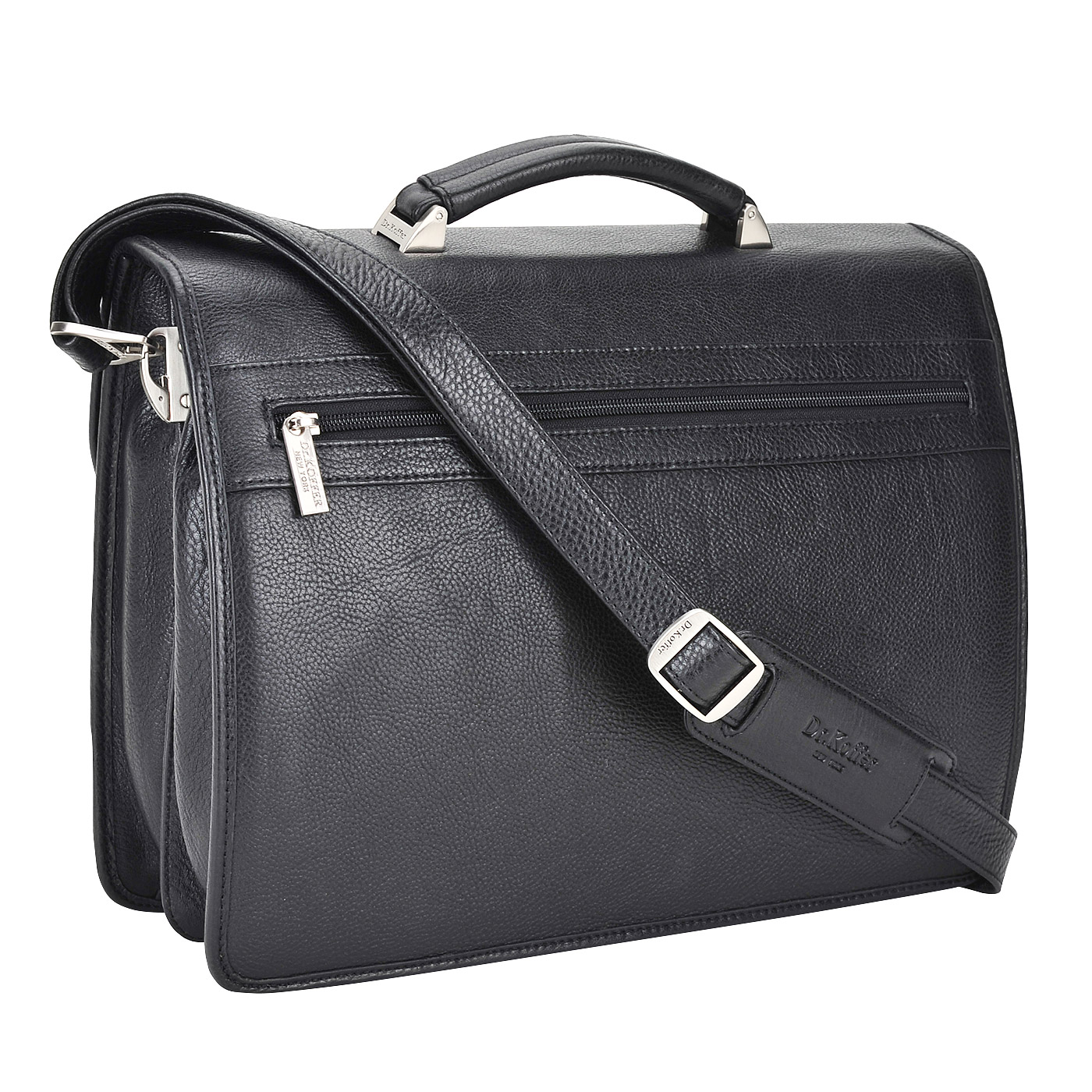 Мужской кожаный портфель Dr. Koffer 