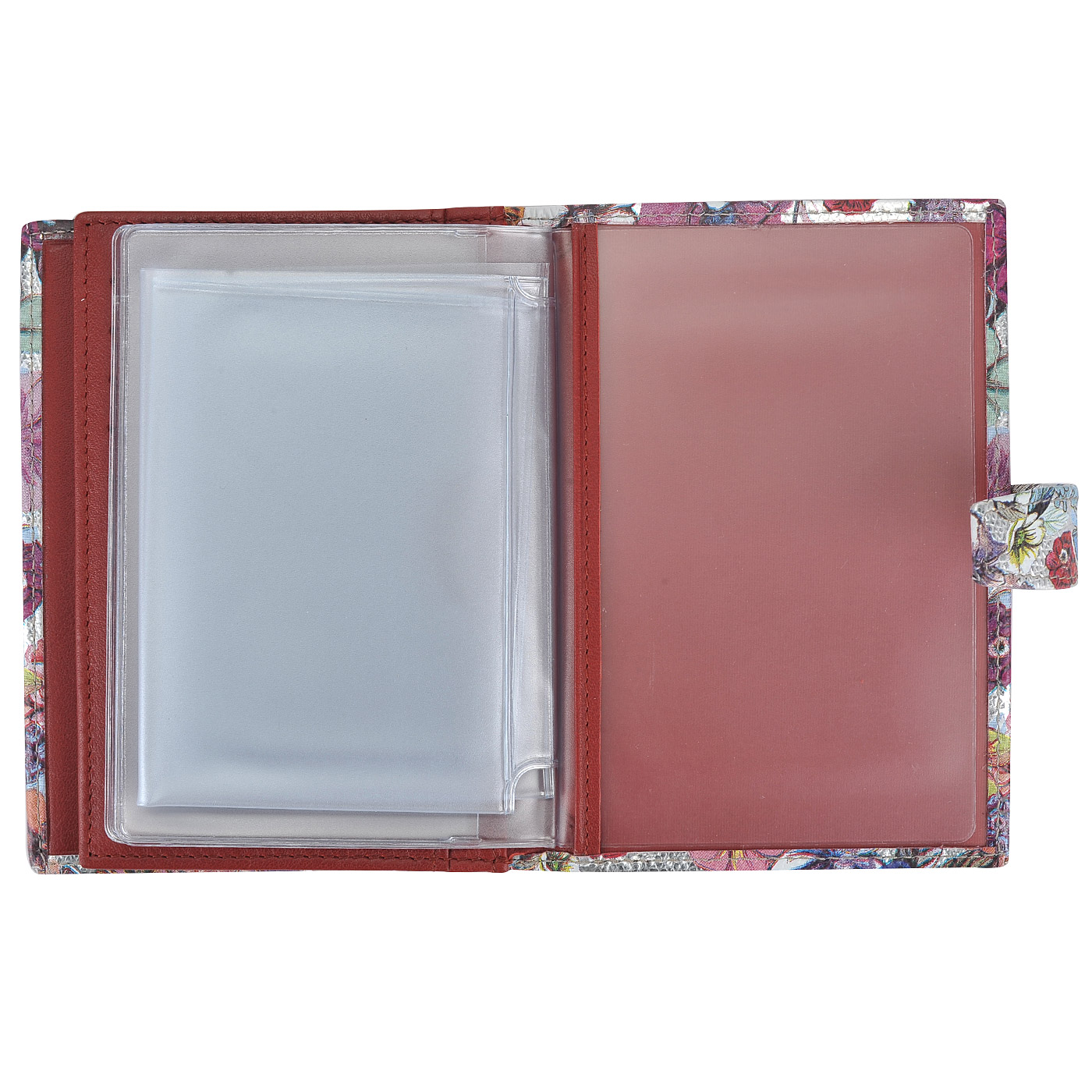 Кожаная обложка для паспорта и автодокументов Aurelli Luna fiore