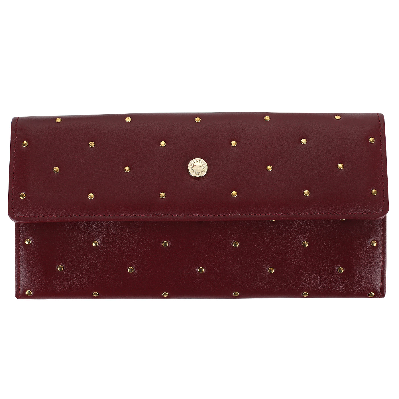 Chatte Кожаный кошелек на кнопке