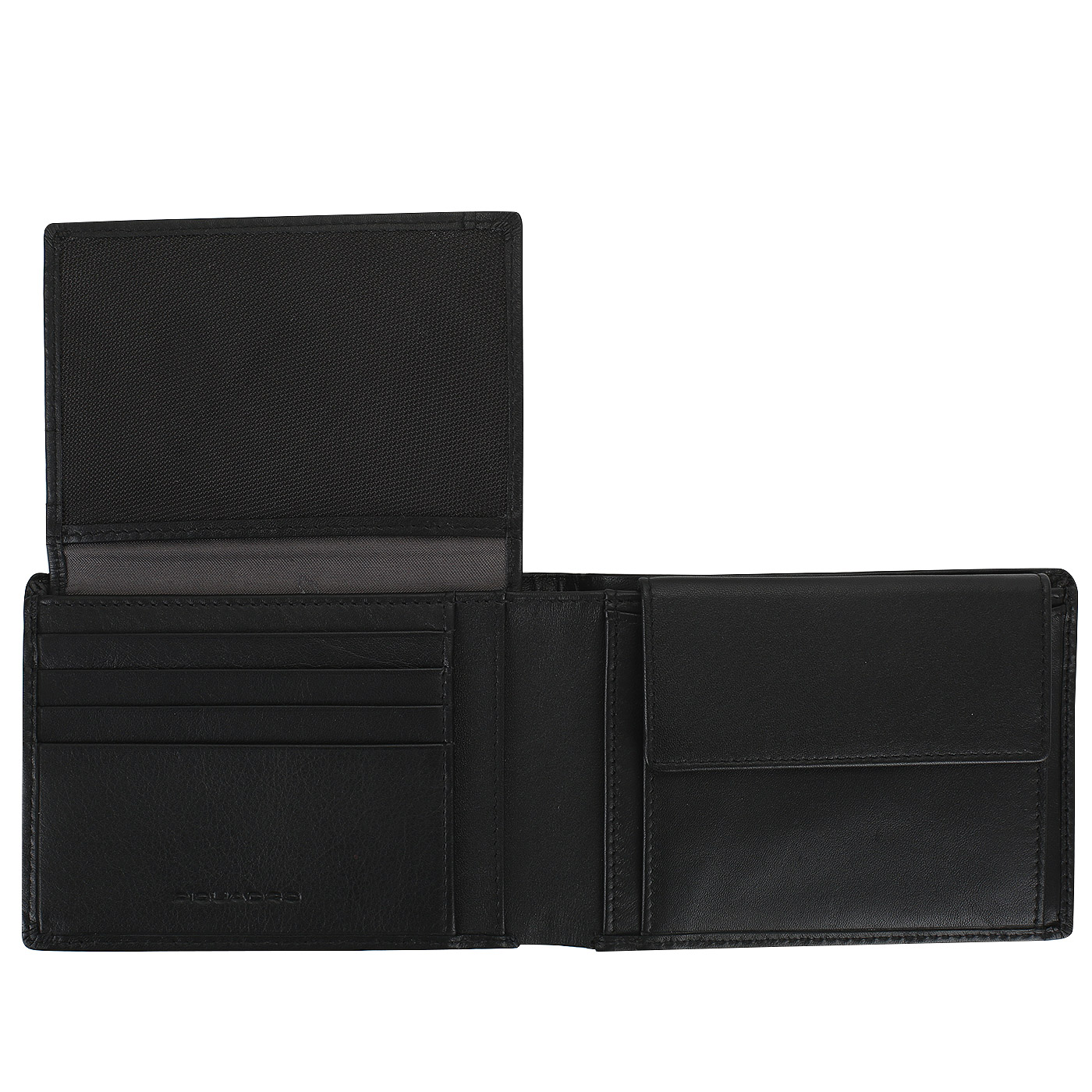 Черное кожаное портмоне Piquadro Tag