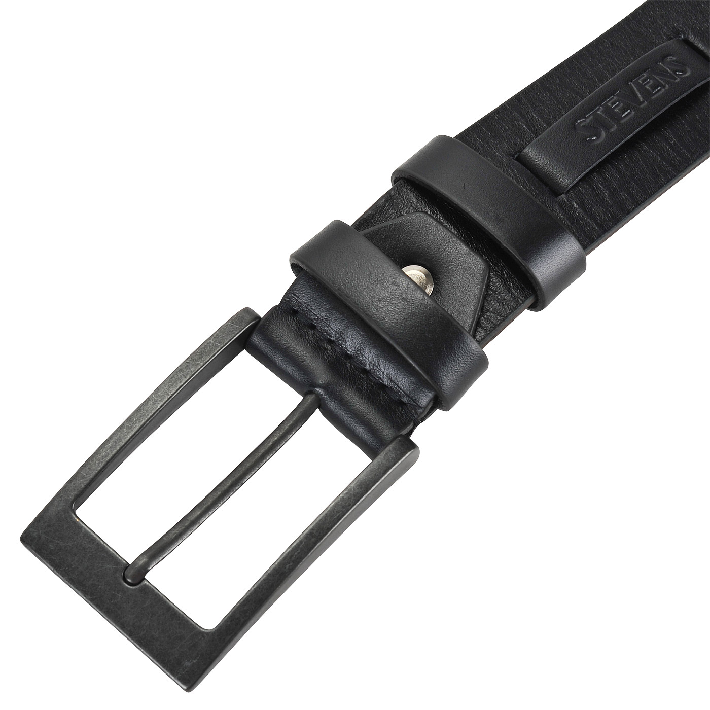 Мужской кожаный ремень Stevens 