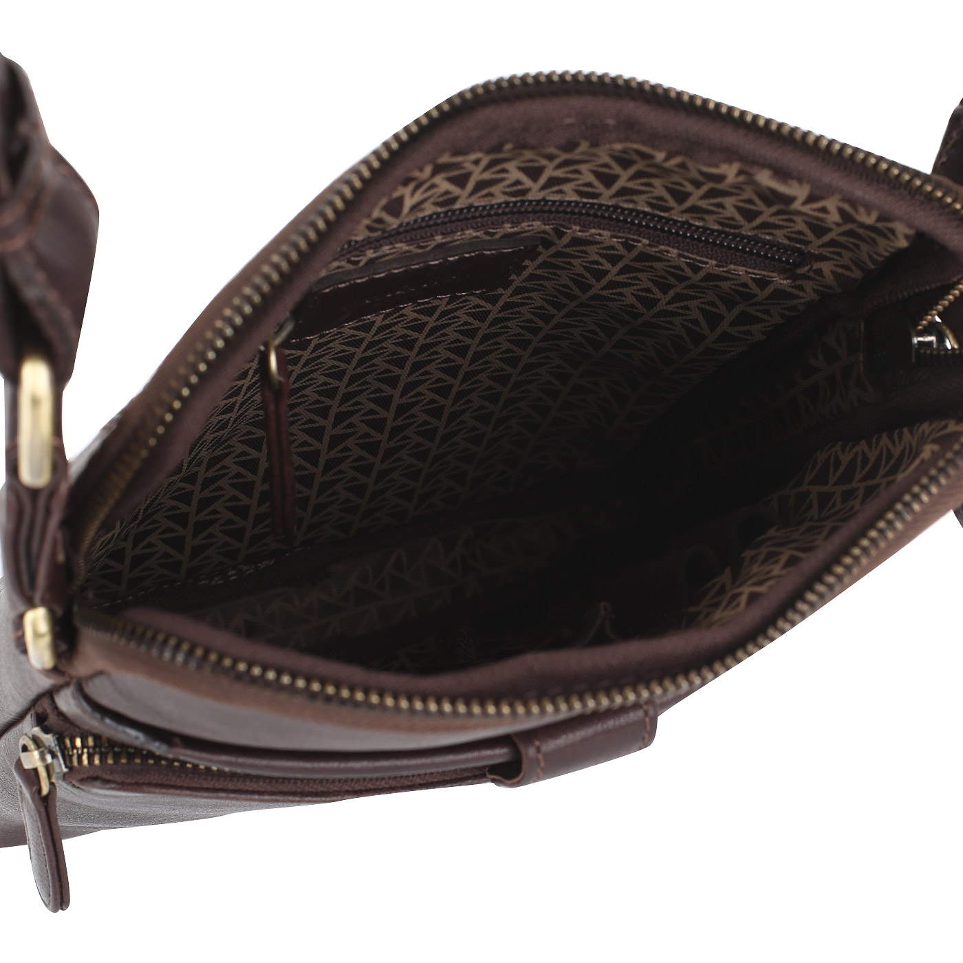 Кожаная сумка на молнии Dr. Koffer 