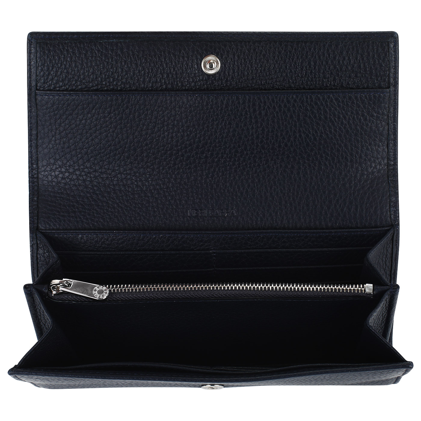 Синее портмоне из кожи Neri Karra 