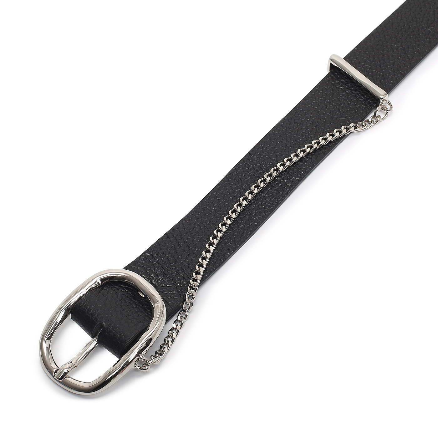 Кожаный ремень с цепочкой Marina Creazioni 